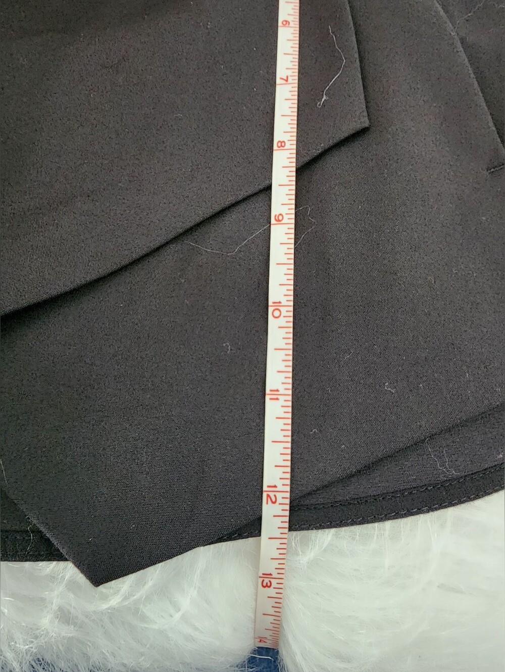 Zara Basic Origami Skort, Size Small, Black - Picture 8 of 9